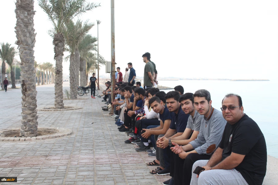 به مناسبت هفته تربیت بدنی

برگزاری همایش پیاده روی دانشجویان دانشگاه فرهنگیان بوشهر در ساحل بوشهر  6