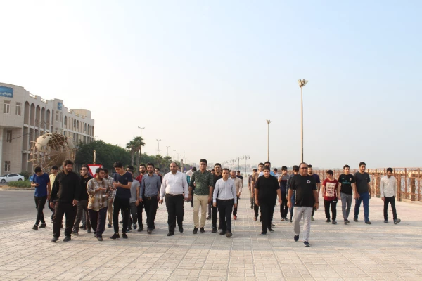 به مناسبت هفته تربیت بدنی

برگزاری همایش پیاده روی دانشجویان دانشگاه فرهنگیان بوشهر در ساحل بوشهر  8