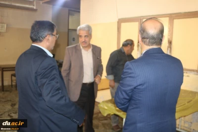 بازدید معاون دانشجویی دانشگاه از پردیس حضرت رسول اکرم (ص)