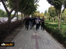 کارگاه آموزشی دانشجو معلمان تربیت بدنی پردیس شهید باهنر اصفهان در ساحل زاینده رود