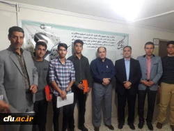  بازدید مدیر امورپردیس های دانشگاه فرهنگیان استان فارس از مرکز شهید بهشتی اقلید  2