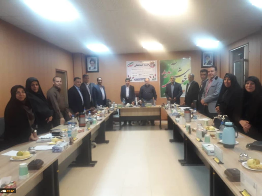  بازدید مدیر امورپردیس های دانشگاه فرهنگیان استان فارس از مرکز شهید بهشتی اقلید  2