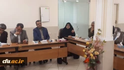 نشست سرپرست مدیریت  امور پردیس های دانشگاه فرهنگیان استان قزوین با اعضای گروه های آموزشی
دکتر مشهدی مدیر امور پردیس های استان قزوین طی سه نشست متوالی تخصصی با مدیران گروه واعضای گروه های آموزشی پردیس ها دیدار وگفت وگوکرد 2