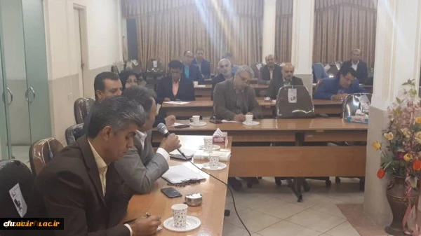 نشست سرپرست مدیریت  امور پردیس های دانشگاه فرهنگیان استان قزوین با اعضای گروه های آموزشی
دکتر مشهدی مدیر امور پردیس های استان قزوین طی سه نشست متوالی تخصصی با مدیران گروه واعضای گروه های آموزشی پردیس ها دیدار وگفت وگوکرد 2