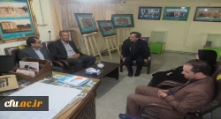 بازدید دکتر علی نجفی سرپرست مدیریت امور پردیس های استان از موزه ی اسناد و گنجینه ی آموزش و پرورش 2