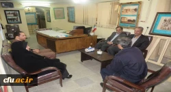 بازدید دکتر علی نجفی سرپرست مدیریت امور پردیس های استان از موزه ی اسناد و گنجینه ی آموزش و پرورش 3