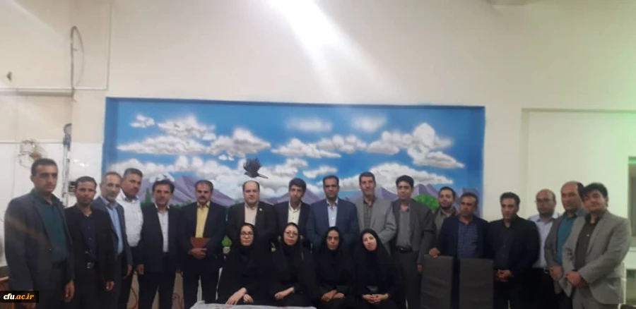  بازدید مدیر امورپردیس های دانشگاه فرهنگیان استان فارس از مرکز شهید بهشتی اقلید  2