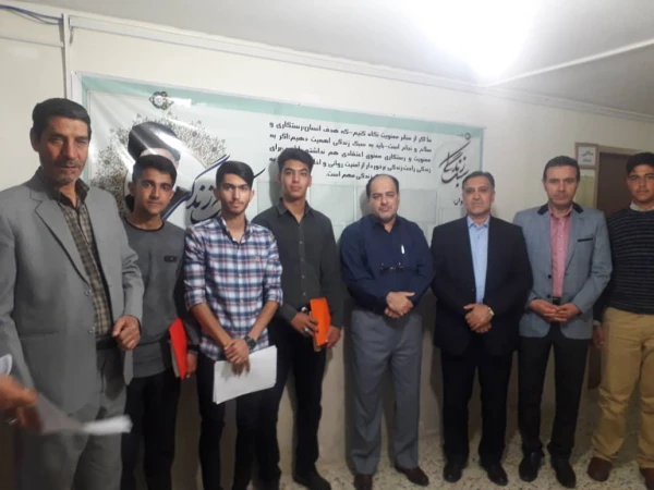  بازدید مدیر امورپردیس های دانشگاه فرهنگیان استان فارس از مرکز شهید بهشتی اقلید  5