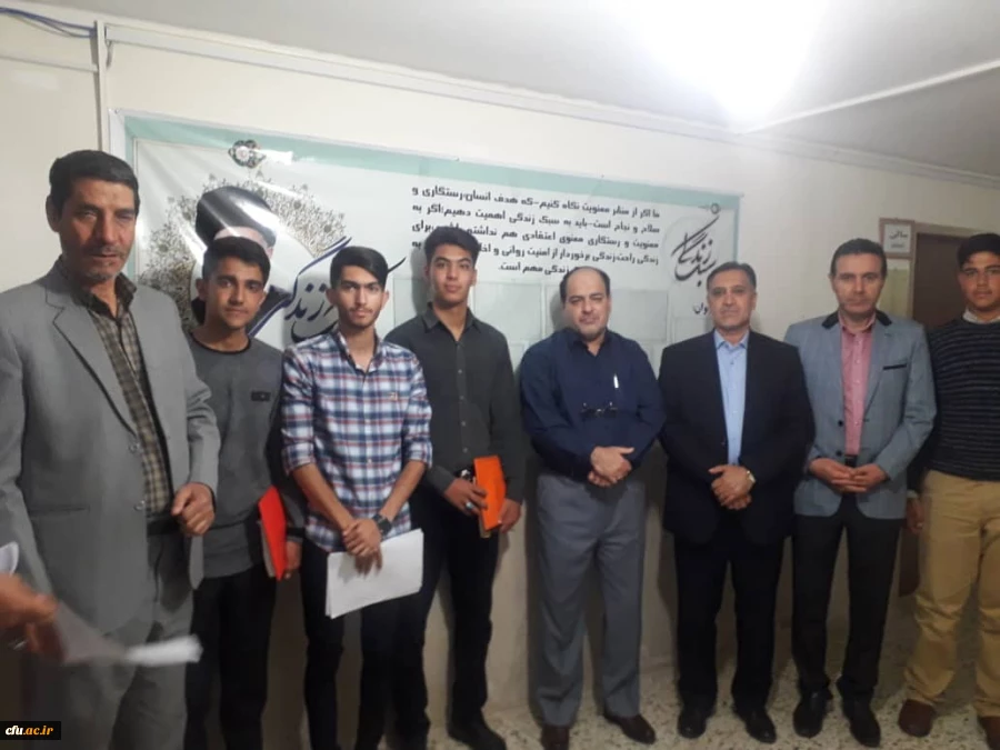  بازدید مدیر امورپردیس های دانشگاه فرهنگیان استان فارس از مرکز شهید بهشتی اقلید  5