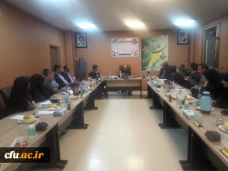  بازدید مدیر امورپردیس های دانشگاه فرهنگیان استان فارس از مرکز شهید بهشتی اقلید  3