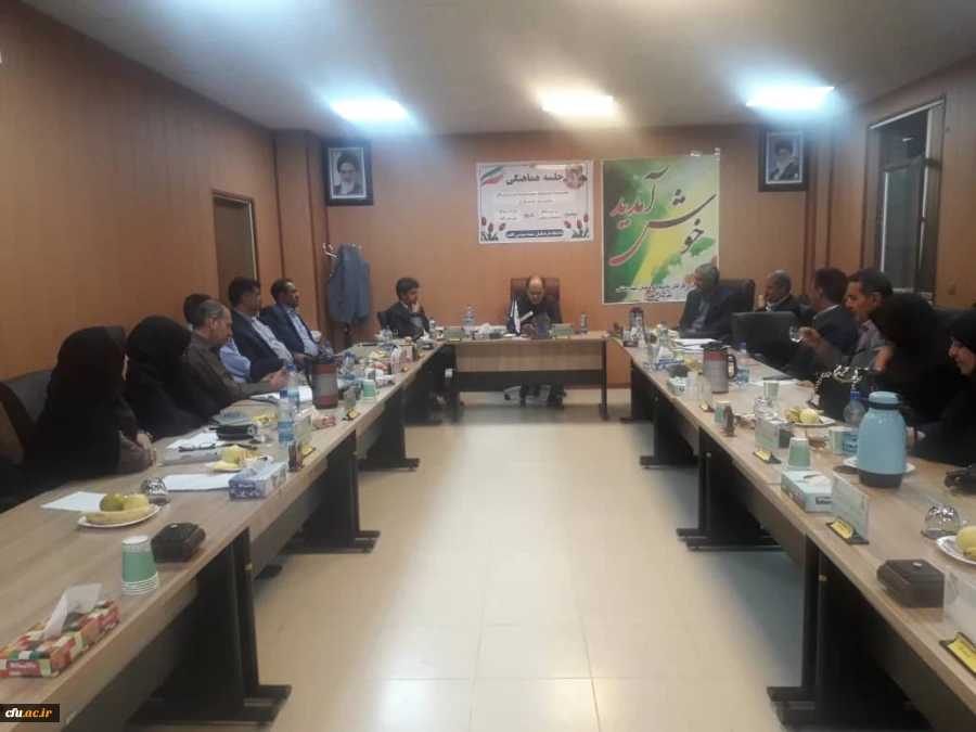  بازدید مدیر امورپردیس های دانشگاه فرهنگیان استان فارس از مرکز شهید بهشتی اقلید  3