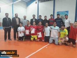 برگزاری مسابقات فوتسال دانشجومعلمان پردیس امام محمد باقر(ع) به مناسبت هفته تربیت بدنی 2