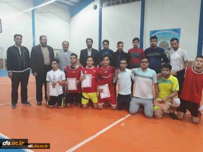 برگزاری مسابقات فوتسال دانشجومعلمان پردیس امام محمد باقر(ع) به مناسبت هفته تربیت بدنی