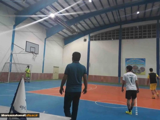برگزاری مسابقات فوتسال دانشجومعلمان پردیس امام محمد باقر(ع) به مناسبت هفته تربیت بدنی 2