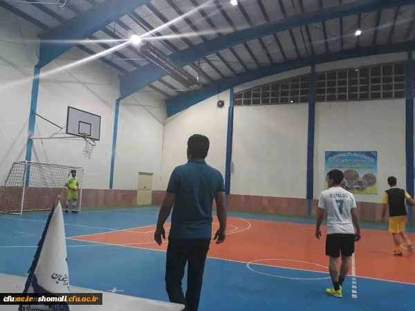 برگزاری مسابقات فوتسال دانشجومعلمان پردیس امام محمد باقر(ع) به مناسبت هفته تربیت بدنی 2