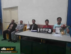 برگزاری مسابقات فوتسال دانشجومعلمان پردیس امام محمد باقر(ع) به مناسبت هفته تربیت بدنی 2