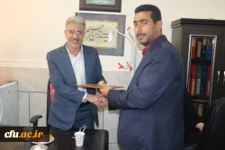 معارفه معاونت توسعه منابع و امور دانشجویی پردیس حضرت رسول اکرم (ص) اهواز 