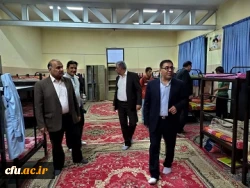 بازدید دکترانصاری راد معاونت دانشجویی ودکتر رمضان خانی مشاورپارلمانی دانشگاه فرهنگیان از دانشگاه فرهنگیان سیستان وبلوچستان