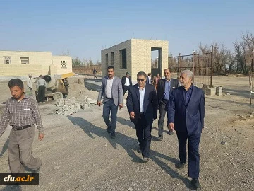بازدید دکترانصاری راد معاونت دانشجویی ودکتر رمضان خانی مشاورپارلمانی دانشگاه فرهنگیان از دانشگاه فرهنگیان سیستان وبلوچستان