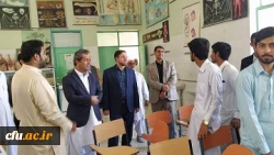 بازدید دکترانصاری راد معاونت دانشجویی ودکتر رمضان خانی مشاورپارلمانی دانشگاه فرهنگیان از دانشگاه فرهنگیان سیستان وبلوچستان