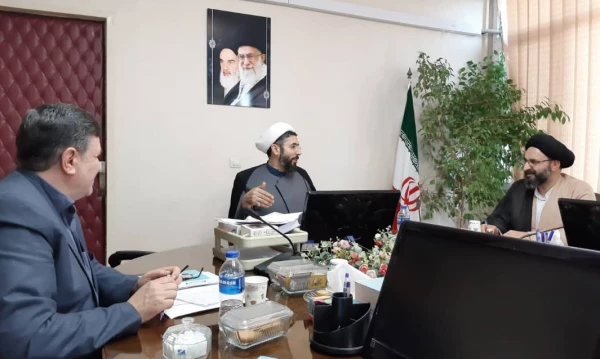 دیدار رئیس دانشگاه با مسئول دفتر نهاد رهبری در دانشگاهها 

 2