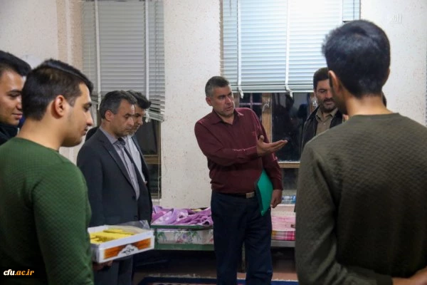 در راستای برنامه ریزی به منظور بازدید های منظم از سراهای دانشجویی پردیس شهیدان پاک نژاد یزد انجام شد: 5