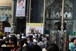 حضور دکتر خنیفر در جمع دانشجو معلمان حاضر در راهپیمایی یوم الله 13 آبان قم 8