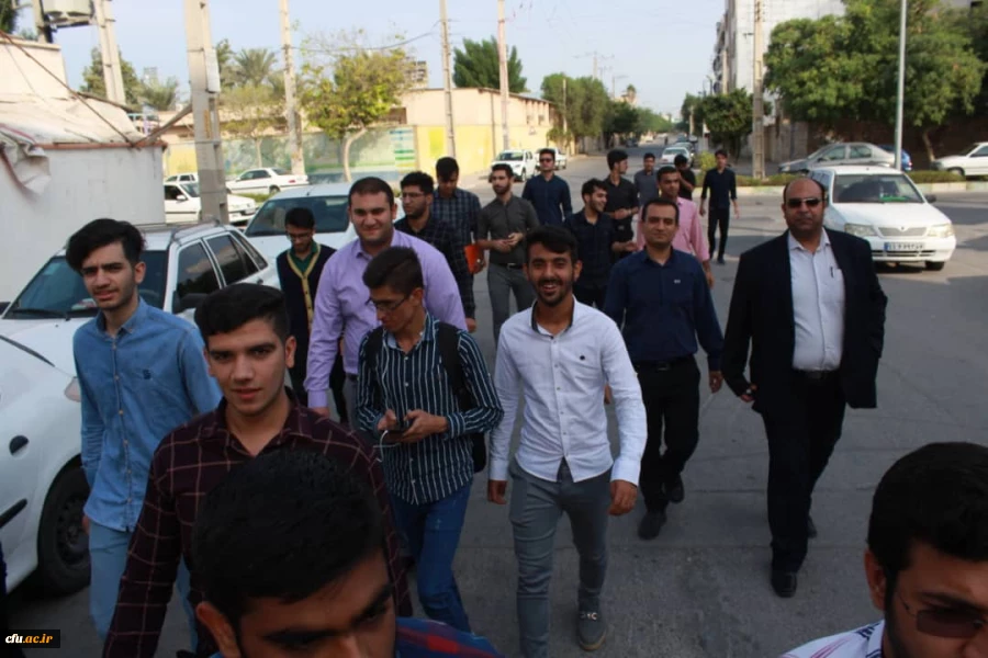 حضور پر شور مسئولان، اساتید و دانشجو معلمان دانشگاه فرهنگیان استان بوشهر در راهپیمایی ۱۳آبان 4