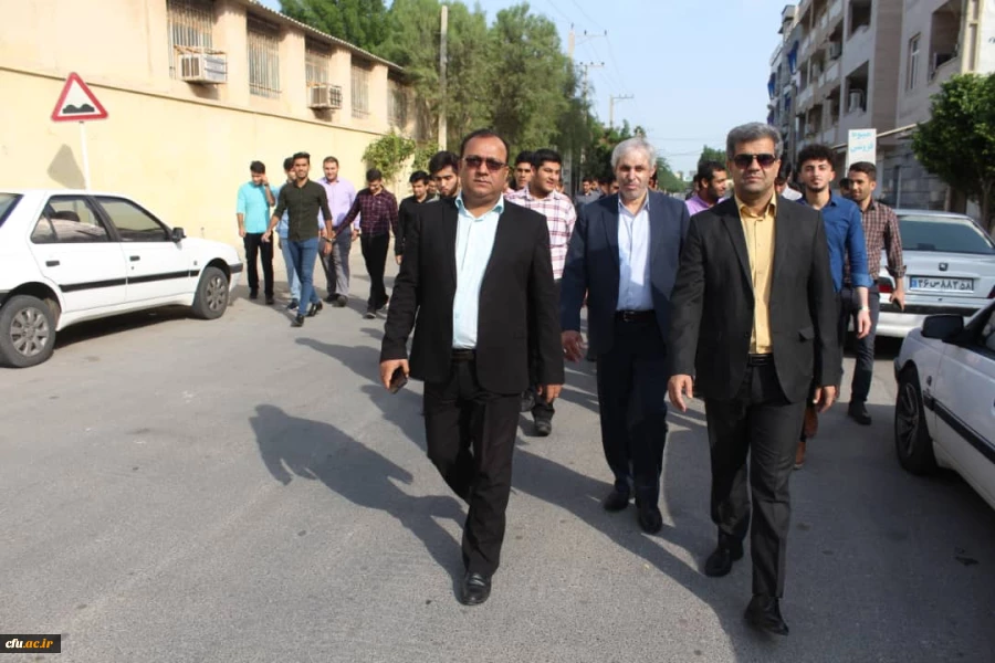 حضور پر شور مسئولان، اساتید و دانشجو معلمان دانشگاه فرهنگیان استان بوشهر در راهپیمایی ۱۳آبان 5