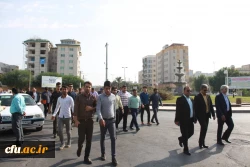 حضور پر شور مسئولان، اساتید و دانشجو معلمان دانشگاه فرهنگیان استان بوشهر در راهپیمایی ۱۳آبان 6