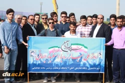 حضور پر شور مسئولان، اساتید و دانشجو معلمان دانشگاه فرهنگیان استان بوشهر در راهپیمایی ۱۳آبان 10