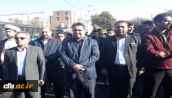 شرکت گسترده اساتید، کارکنان و دانشجویان دانشگاه فرهنگیان استان آذربایجان غربی در راهپیمایی یوم الله 13 آبان 4