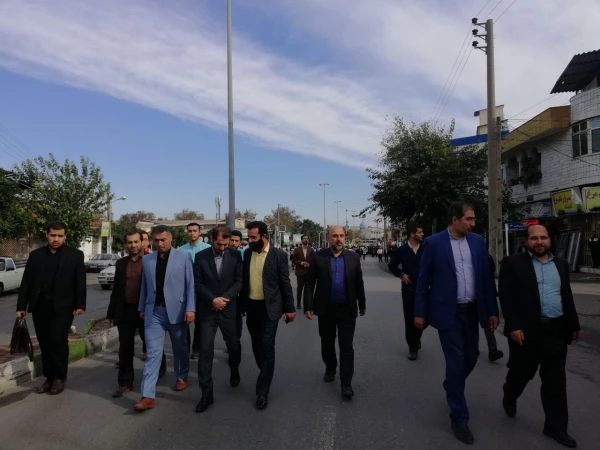 حضور سرپرست دانشگاه فرهنگیان استان گلستان در راهپیمایی یوم الله 13 آبان گرگان 4