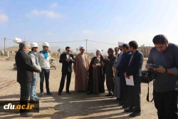 بازدید نماینده ولی فقیه و هیات همراه استان از مجموعه زیر ساخت های دانشگاه فرهنگیان خراسان شمالی 2