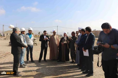 بازدید نماینده ولی فقیه و هیات همراه استان از مجموعه زیر ساخت های دانشگاه فرهنگیان خراسان شمالی