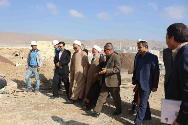 بازدید نماینده ولی فقیه و هیات همراه استان از مجموعه زیر ساخت های دانشگاه فرهنگیان خراسان شمالی 3