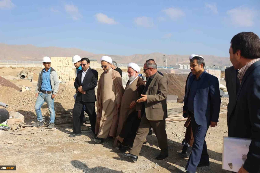 بازدید نماینده ولی فقیه و هیات همراه استان از مجموعه زیر ساخت های دانشگاه فرهنگیان خراسان شمالی 3