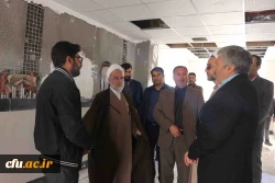 بازدید نماینده ولی فقیه و هیات همراه استان از مجموعه زیر ساخت های دانشگاه فرهنگیان خراسان شمالی 9