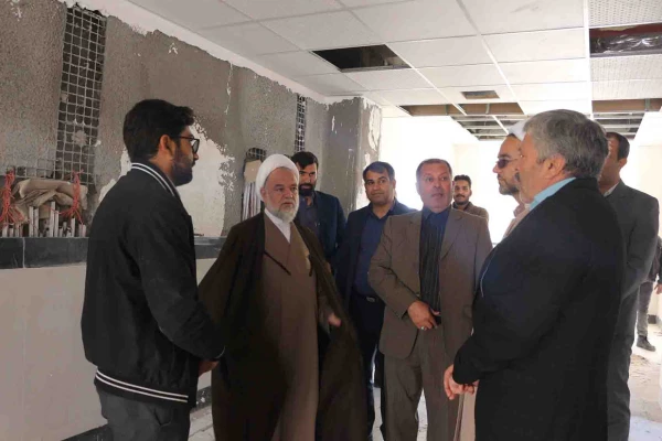 بازدید نماینده ولی فقیه و هیات همراه استان از مجموعه زیر ساخت های دانشگاه فرهنگیان خراسان شمالی 9