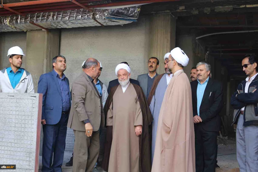بازدید نماینده ولی فقیه و هیات همراه استان از مجموعه زیر ساخت های دانشگاه فرهنگیان خراسان شمالی 10