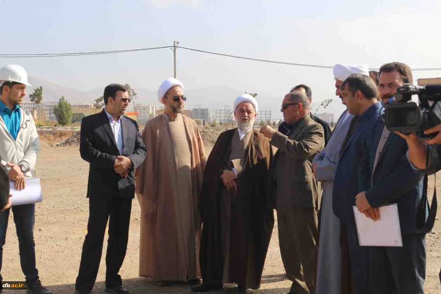 بازدید نماینده ولی فقیه و هیات همراه استان از مجموعه زیر ساخت های دانشگاه فرهنگیان خراسان شمالی 7