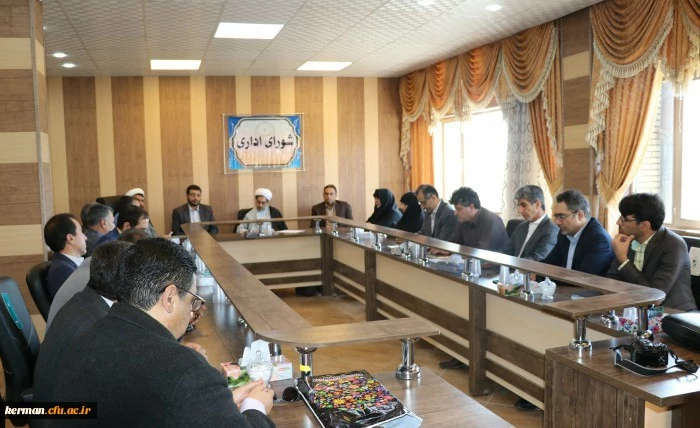 مراسم تکریم و معارفه مسئولین جدید و قدیم بسیج اساتید در دانشگاه فرهنگیان کرمان 2