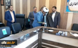 مراسم تکریم و معارفه مسئولین جدید و قدیم بسیج اساتید در دانشگاه فرهنگیان کرمان 6