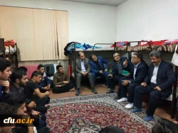 بازدید معاونت دانشجویی دانشگاه فرهنگیان به نمایندگی از دکتر خنیفر برای بررسی ابعاد زلزله آذربایجان شرقی از دانشگاه فرهنگیان این استان  4