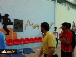 به مناسبت هفته تربیت بدنی مسابقات ورزشی با حضور دانشجویان ، کارکنان واساتید در پردیس های استان سیستان وبلوچستان برگزار شد.