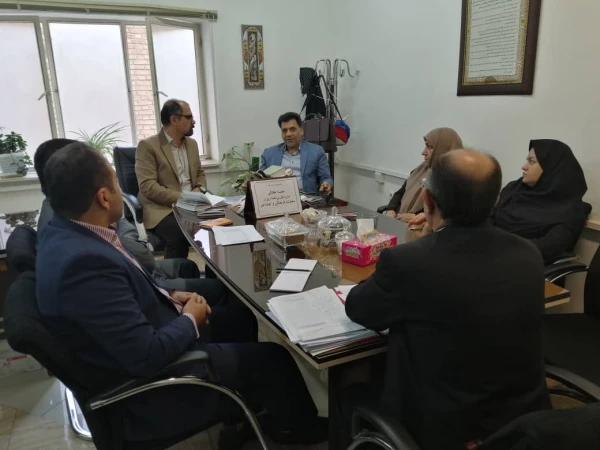 جلسه اداره کل برنامه ریزی با معاون محترم فرهنگی و اجتماعی در روز سه شنبه مورخ 21/08/98  2