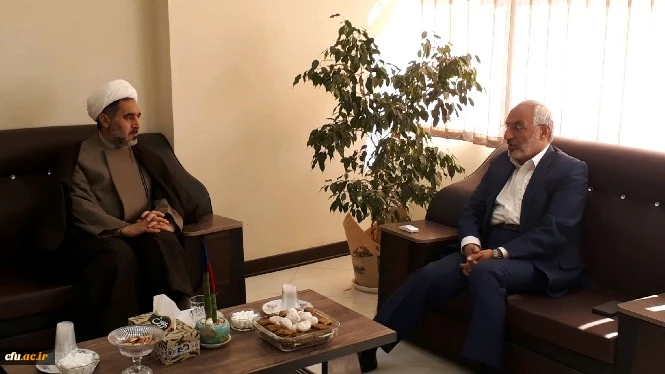 دیدار دکتر توان مدیریت امور پردیس های دانشگاه فرهنگیان کرمان با دکتر زاهدی رئیس کمیسیون آموزش و تحقیقات مجلس شورای اسلامی 2