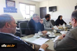 اولین نشست شورا آموزشی، پژوهشی و تحصیلات تکمیلی بر اساس ساختار جدید تشکیل شورای های استانی دانشگاه فرهنگیان، در مدیریت امور پردیس های خراسان شمالی برگزار شد. 4