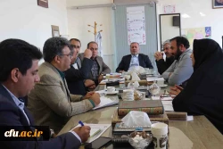 اولین نشست شورا آموزشی، پژوهشی و تحصیلات تکمیلی بر اساس ساختار جدید تشکیل شورای های استانی دانشگاه فرهنگیان، در مدیریت امور پردیس های خراسان شمالی برگزار شد. 5