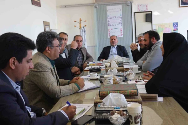 اولین نشست شورا آموزشی، پژوهشی و تحصیلات تکمیلی بر اساس ساختار جدید تشکیل شورای های استانی دانشگاه فرهنگیان، در مدیریت امور پردیس های خراسان شمالی برگزار شد. 5